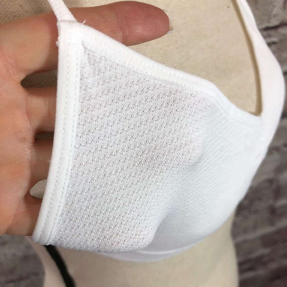 New Strappy Back Pull-Over White Fashion Bralette - Picture 6 of 6